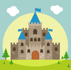 Castle vector illustration