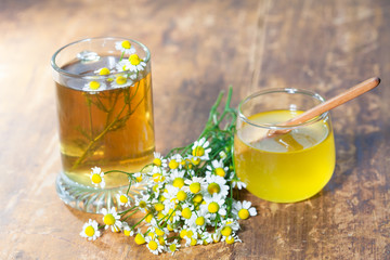 Chamomile Tea and Honey