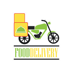 Fototapeta na wymiar delivery concept (free, fast, food delivery) vector illustration