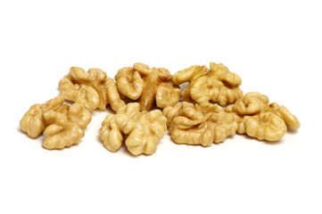 Walnuts isolated on white