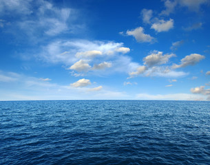 Obraz premium Blue sea water surface