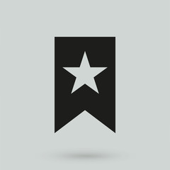 bookmark icon in a simple style