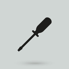 screwdriver icon in a simple style