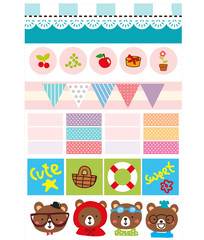  cute bear doodle cartoon