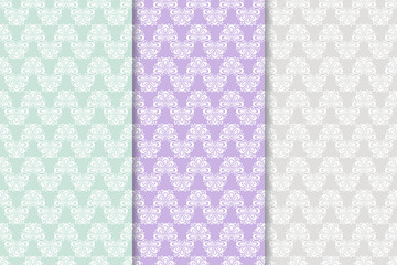 Floral wallpaper. Seamless pattern as textile background