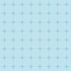 Abstract geometric background. Blue and white seamless pattern