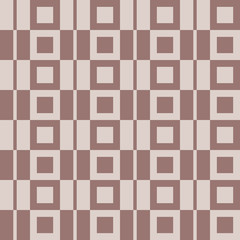 Geometric background. Brown seamless wallpaper