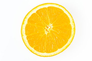 Close-up of sliced orange