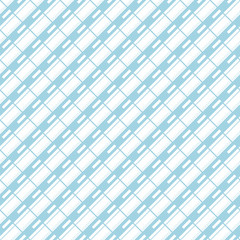 Abstract geometric background. Blue and white seamless pattern