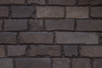 Brown brick wall can use for background