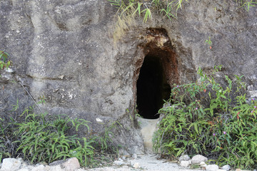 Old mining tunnel at Pilok