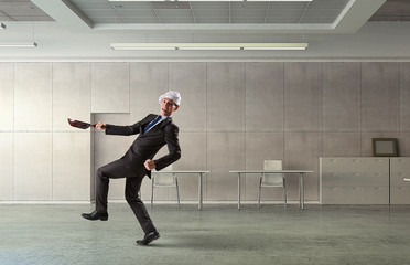 Fototapeta premium His recipe of success . Mixed media