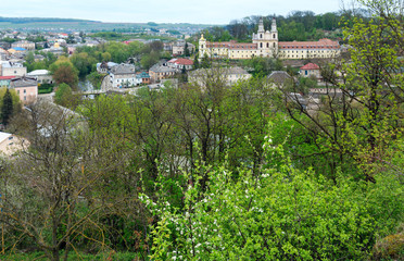 Fototapeta na wymiar Buchach town spring view (Ukraine).