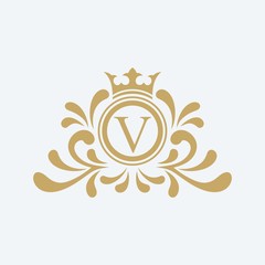 Royal brand logo design vector
