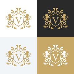 Royal brand logo design vector