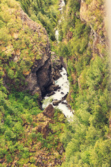 Little stream in mountains, Norway.