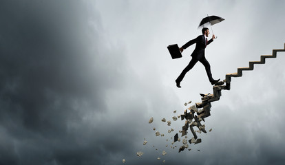 Not afraid to risk. Mixed media