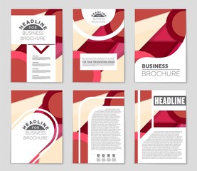 Abstract vector layout background set. For art template design, list, front page, mockup brochure theme style, banner, idea, cover, booklet, print, flyer, book, blank, card, ad, sign, sheet,, a4