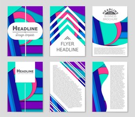 Abstract vector layout background set. For art template design, list, front page, mockup brochure theme style, banner, idea, cover, booklet, print, flyer, book, blank, card, ad, sign, sheet,, a4