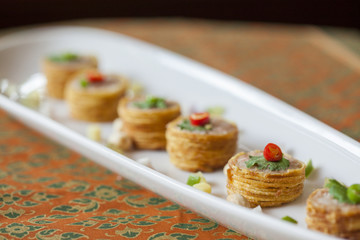 Asian food Shrimp Spring Rolls