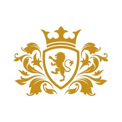 Royal brand logo design vector
