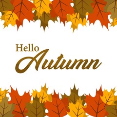 Autumn concept illustration vector