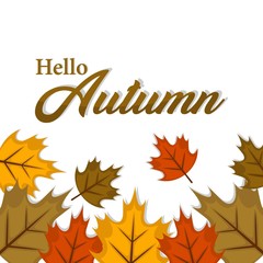 Autumn concept illustration vector