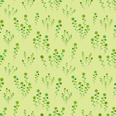 Organic background. Seamless pattern.Vector. 植物パターン
