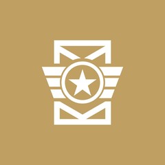 Army and military logo design logo