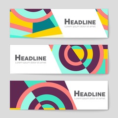 Abstract vector layout background set. For art template design, list, front page, mockup brochure theme style, banner, idea, cover, booklet, print, flyer, book, blank, card, ad, sign, sheet,, a4