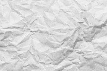 Obraz premium Crumpled white paper texture background.