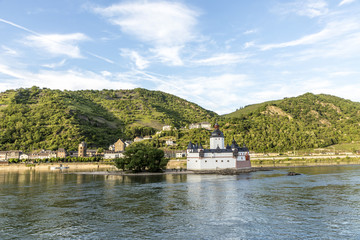 beautiful panoramic view to the Rhine valley