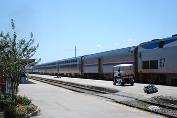Obraz premium Amtrak Train