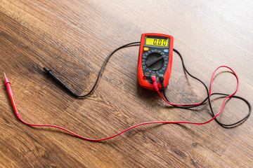 multimeter for measurement of voltage