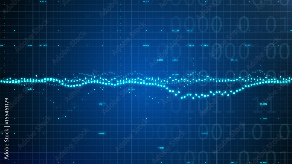 Poster abstract futuristic binary code walls background.