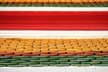 Obraz premium Thai roof style in the temple at Wat Pho temple