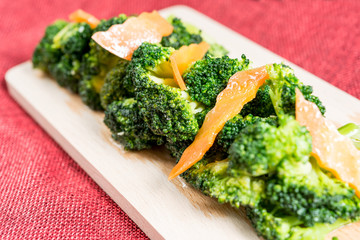 Handmade cauliflower vegetables on table