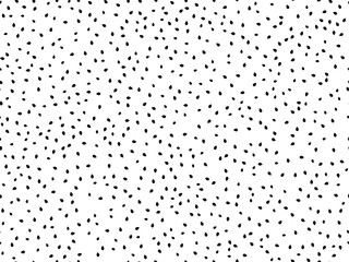 Seeds seamless pattern. Watermelon seeds on a white background. Vector illustration