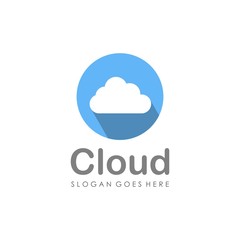 Cloud logo design vector