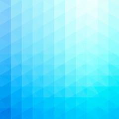 Abstract geometric style blue background. Vector illustration