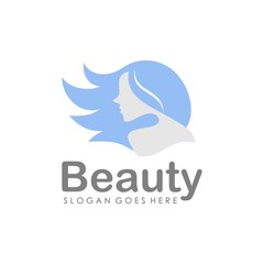 Beauty clinic and spa therapy logo design vector