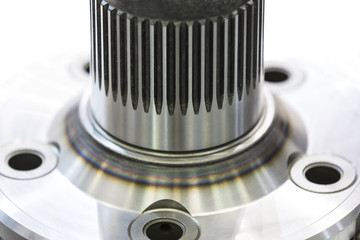 New auto parts for cars on a white background 