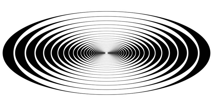 concentric circle oval resonance waves