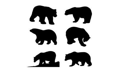 Polar Bear Silhouette