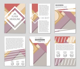 Abstract vector layout background set. For art template design, list, front page, mockup brochure theme style, banner, idea, cover, booklet, print, flyer, book, blank, card, ad, sign, sheet,, a4