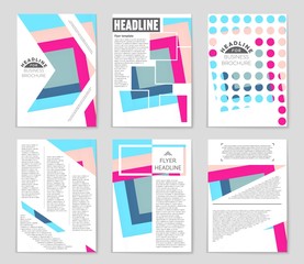 Abstract vector layout background set. For art template design, list, front page, mockup brochure theme style, banner, idea, cover, booklet, print, flyer, book, blank, card, ad, sign, sheet,, a4