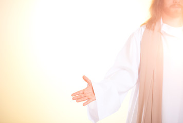 Bright photo of Christ