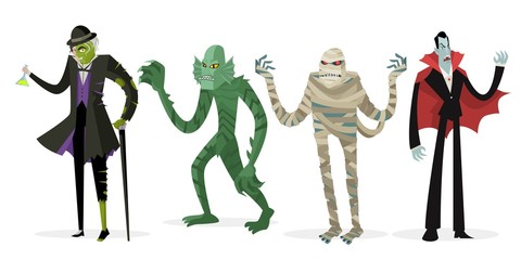 evil four horror films monsters