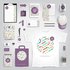 Corporate identity print template