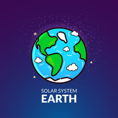 Planet Earth vector illustration